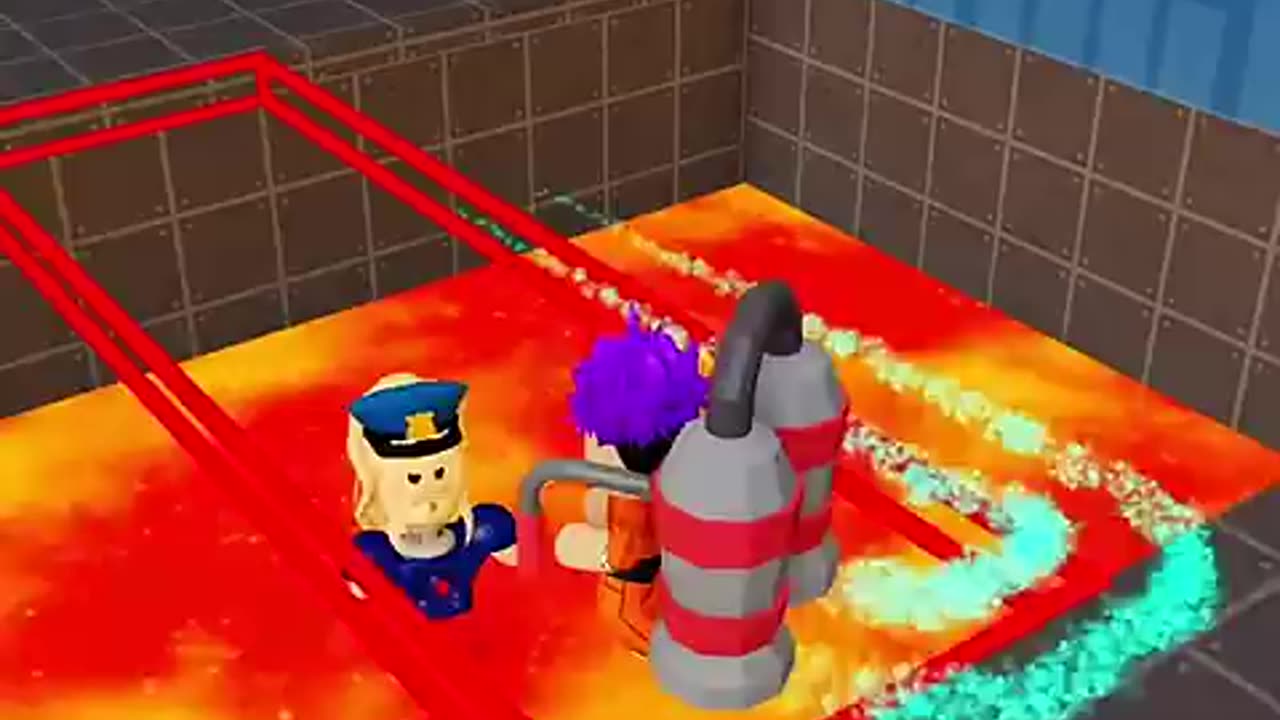 Amazing: Roblox 999999 IQ plays BARRY 2 PLAYER ESCAPE #roblox #shorts