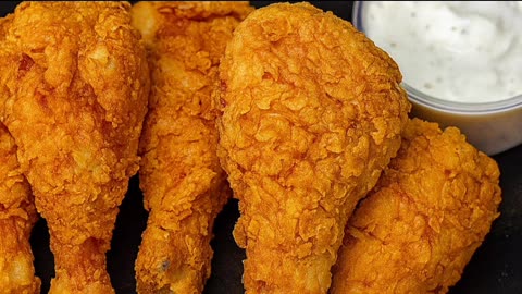 Learn how to make crispy fried chicken, delicious and delicious, step by step, easily and quickly