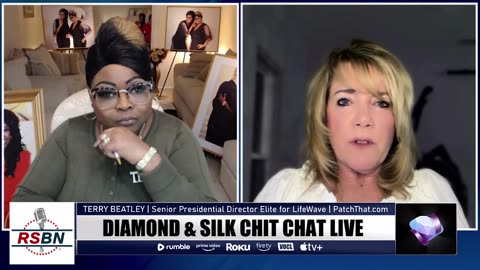 Diamond and Silk Chit Chat Live | Terry Beatley joins Silk to discuss the Lifewave Patches