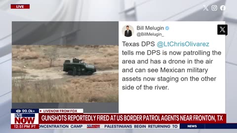 🚨BREAKING: Mexico Drug Cartel gunmen fire shots at Border Patrol agents