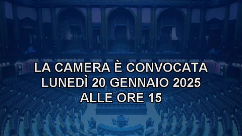 Roma - Camera - 19° Legislatura - 412° seduta (20.01.25)