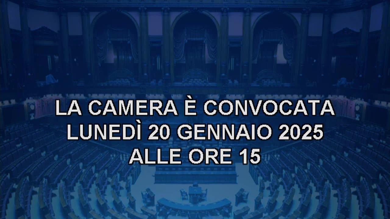 Roma - Camera - 19° Legislatura - 412° seduta (20.01.25)