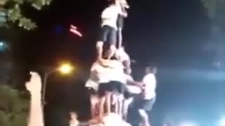🤣🏰 Human Pyramid Disaster You Can't Look Away From! | FunFM