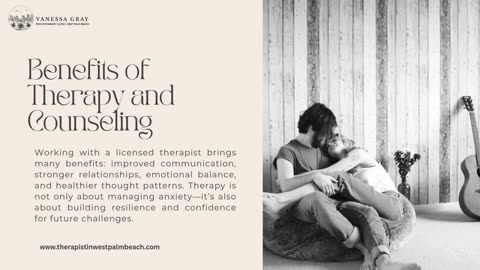Anxiety Therapist in Palm Beach, Mental Health Therapist in Palm Beach