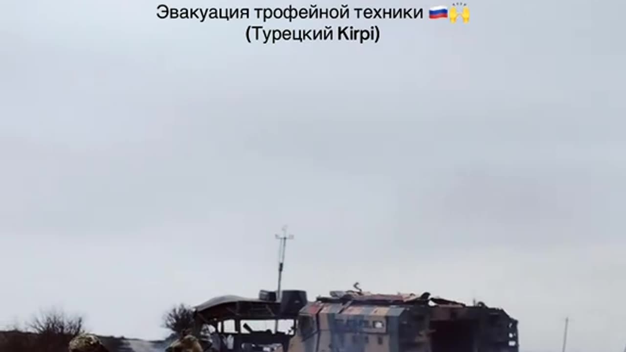 Our guys captured a militant BMC Kirpi armored vehicle.