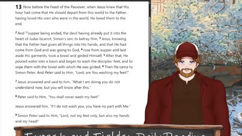 Forest and Fields Daily reading: John 13:1-17