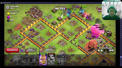 clash of clan livestreamts