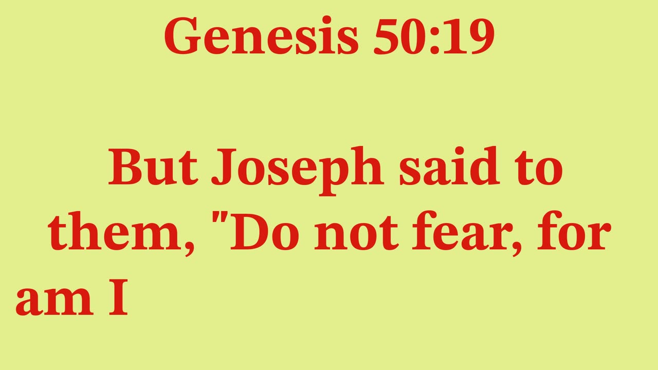 "Do Not Be Afraid: God's Purpose in Adversity" Genesis 50:19#shorts #jesus #youtube #ytshorts #faith