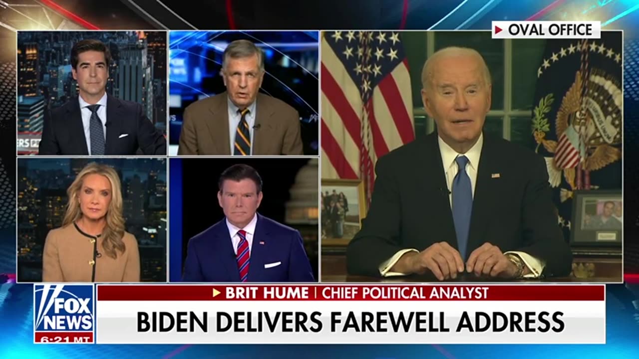 BIDEN S GOODBYE: Reaction to the president s final address to the nation