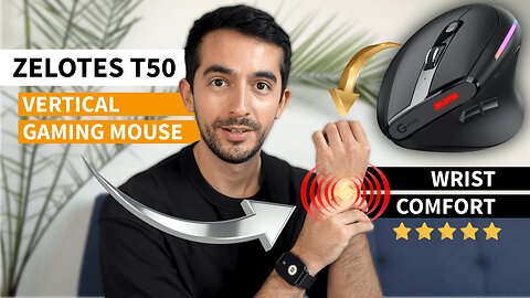 Zelotes T50 Vertical Gaming Mouse Review