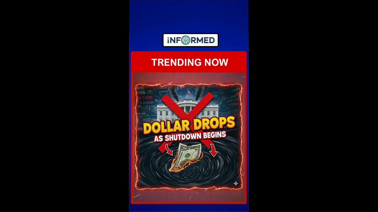 Dollar Drops as Shutdown Begins