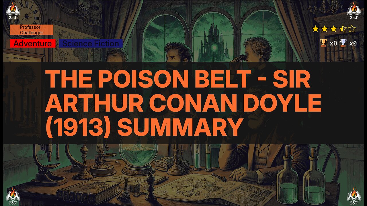 The Poison Belt - Sir Arthur Conan Doyle (1913) Summary (Professor Challenger - 2)