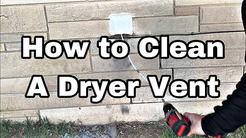 How to Clean a Dryer Vent : Holikme Brand