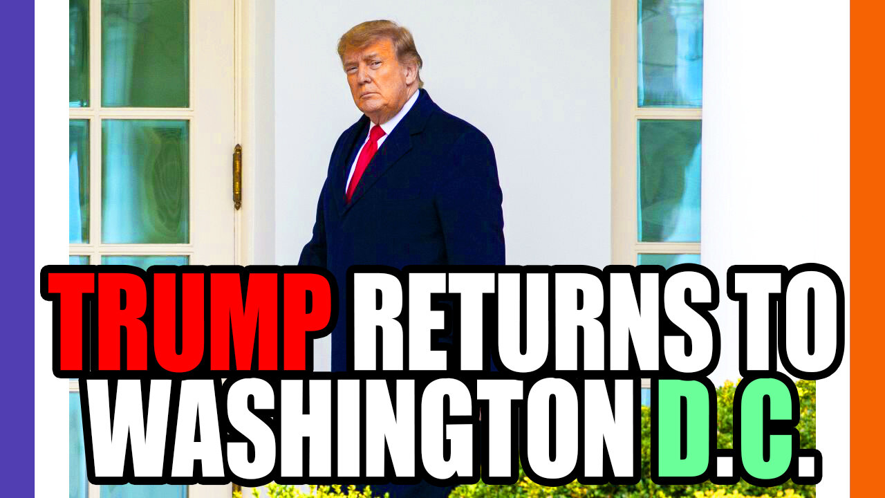 🚨BREAKlNG: Airforce 1 Goes To Pick Up Donald Trump 🟠⚪🟣