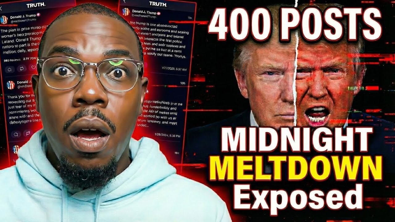 400 Posts in One Night? Trump Goes Full Chaos Mode?