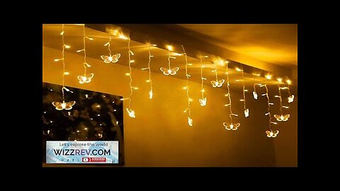 Garland Curtain For Bedroom Led Light Curtain In The Living Room Christmas Review