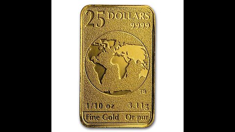 1/10oz $25 Canadian Gold Bar