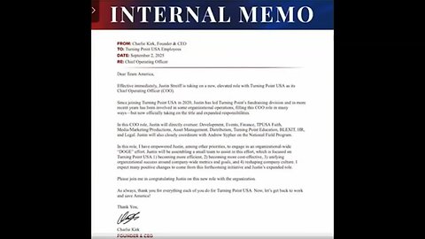 Charlie Kirk Found Millions Embezzled From Turning Point USA A Week Before Shooting!