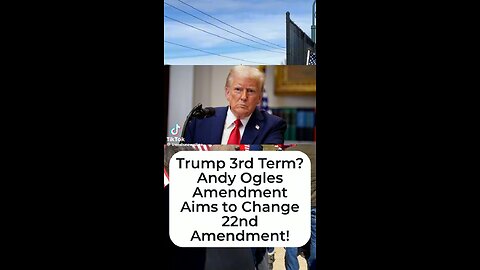 Possible Trump 3rd Term