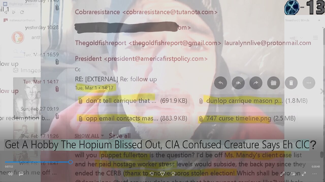 Get A Hobby The Hopium Blissed Out, CIA Confused Creature Says Eh CIC?