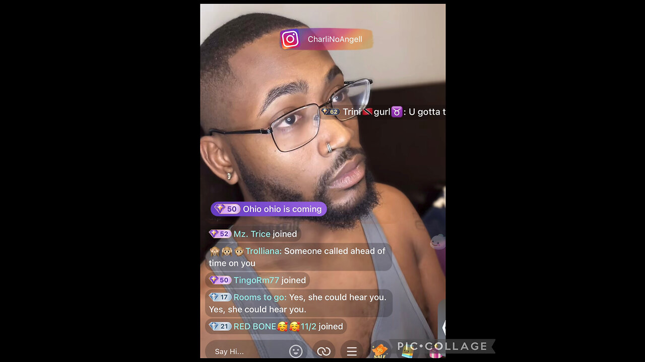 CHARLI CALLS & GETS UPDATE ON 21 BAD BIH CHARGES! BIGO LIVE