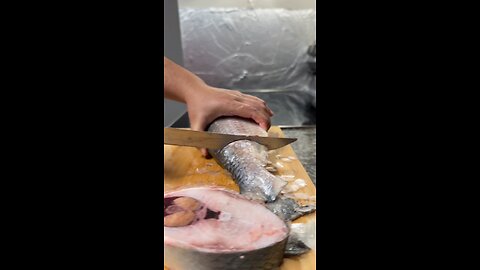Real Fish cutting sound | ASMR