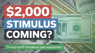Trump Proposes $2,000 Stimulus Payments from Tariff Revenue | November 2025