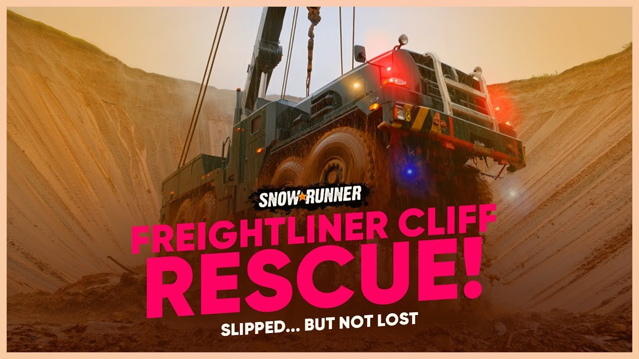 Freightliner M916A1 Recovery – The Most Dangerous Pull Yet! | SnowRunner