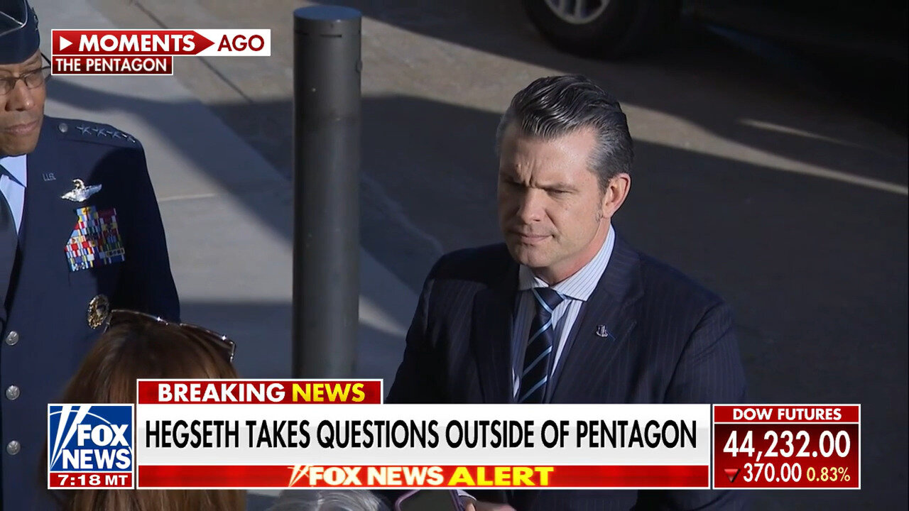 Pete Hegseth Makes EPIC Speech After Arriving At Pentagon And Cue The Left's ARGLE BARGLE RAR