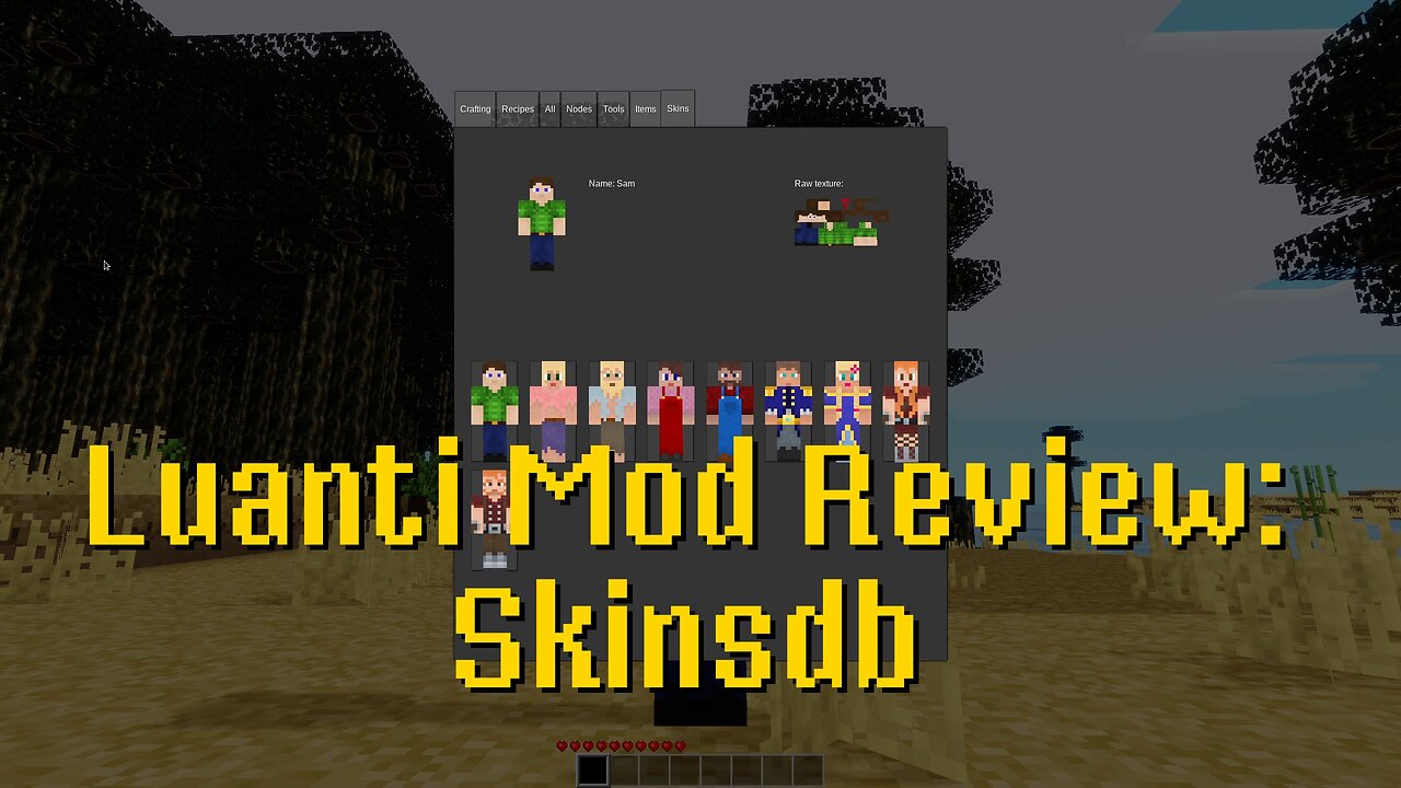 Luanti Mod Review: Skinsdb
