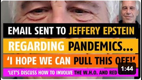 Email to Epstein on pandemics: 'I hope we can pull this off!'