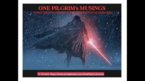 Why a "Pilgrim," and where are we "Pilgriming" to?