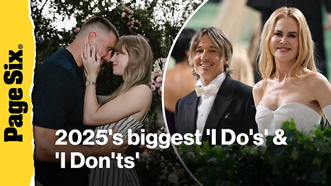 2025's celebrity weddings, engagements and breakups — from Taylor Swift to Jeff Bezos