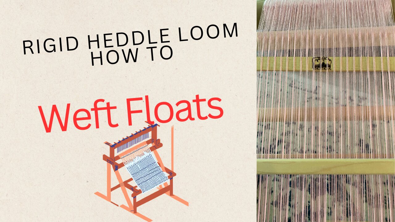 How to Use Pick-Up Sticks for Weft Floats on a Rigid Heddle Loom – Easy Tutorial