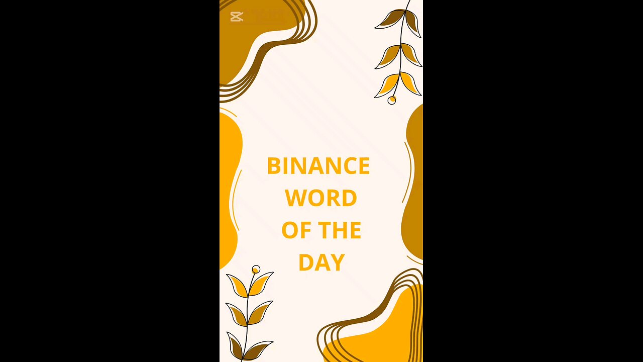 Binance Word Of The Day. Theme: Binance Earn, 10/13/2025