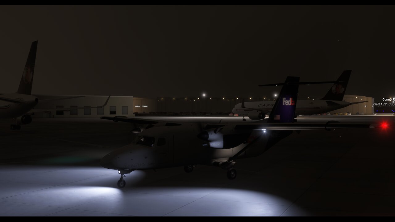 MSFS 2024 / " Live " Snowy Alberta-Cessna 408 Cargo flying