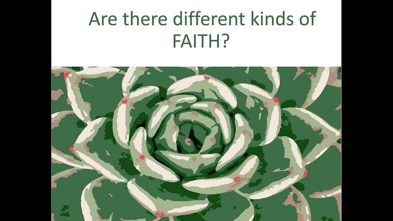 March 27 (Year 4) Are there Different Kinds of FAITH? - Tiffany Root & Kirk VandeGuchte