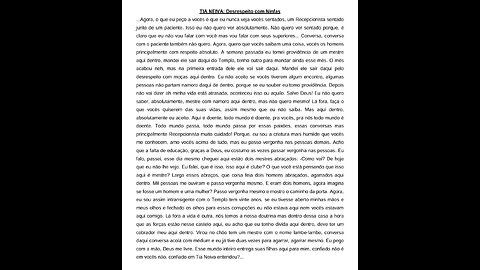 Tia Neiva exerce disciplina,convida mestres a se retirar e pede respeito as ninfas…