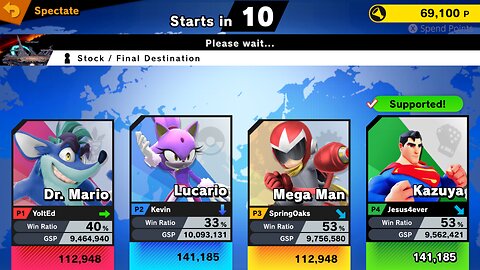 SSBU Online Spectator Mode with Special Characters Quickie 10/9/25