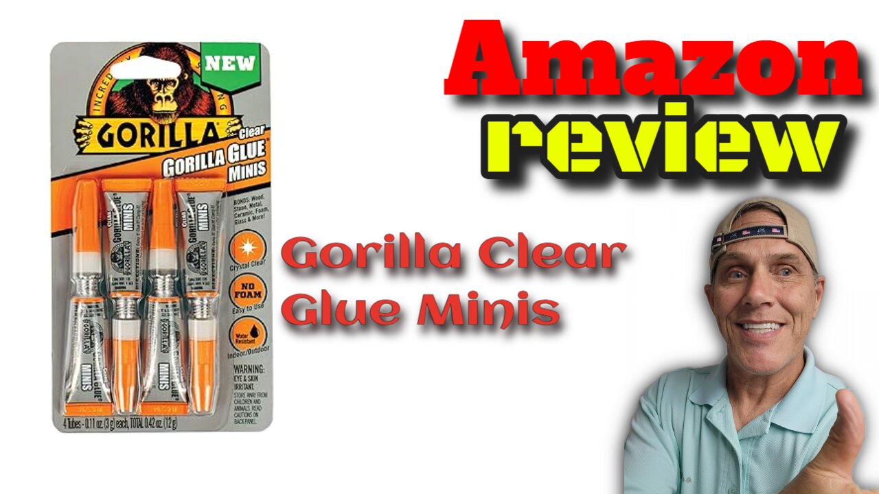 Gorilla Clear Glue Minis, Four 3 Gram Tubes #Review