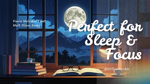 Beautiful Piano Music for Peaceful Sleep and Productive Work