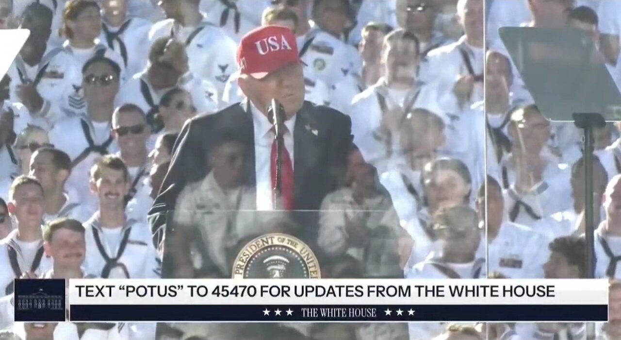 Trump: Navy Never Gives Up The Ship!