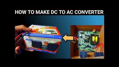 how to make dc to ac converter