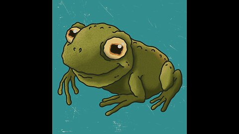 How to draw a simple frog illustration - Daily 21