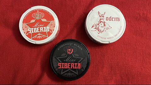 Oden's & Siberia Mini Snus Reviews