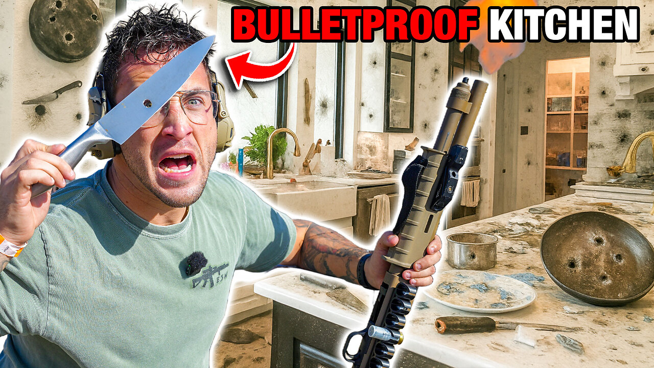 Shooting Up The Kitchen...