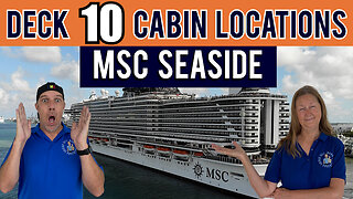 MSC Seaside Cabin Deck 10 | Tall Man's Cruise Adventures