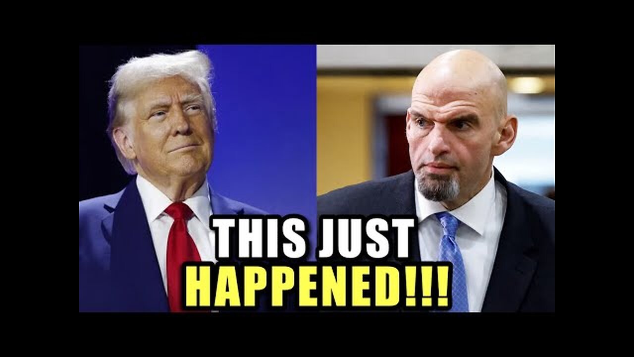 Senator John Fetterman Makes Blockbuster Announcement - They All Need To Go