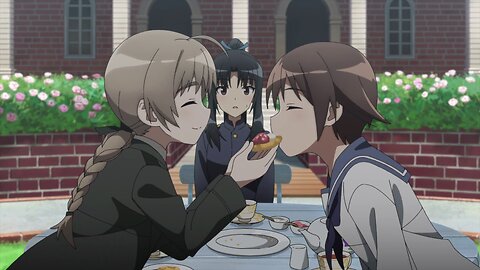 Strike Witches: Road to Berlin - Lynette gives a tour of the base