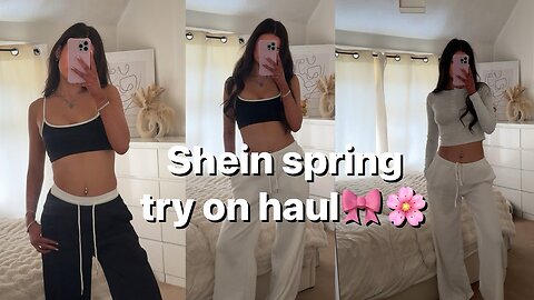 SHEIN spring try on haul🌸🎀 ad | Alicia Crowe